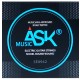 ASK MUSIC NICKEL ROUND WOUND 일렉기타 스트링 SE0942 (009-042)